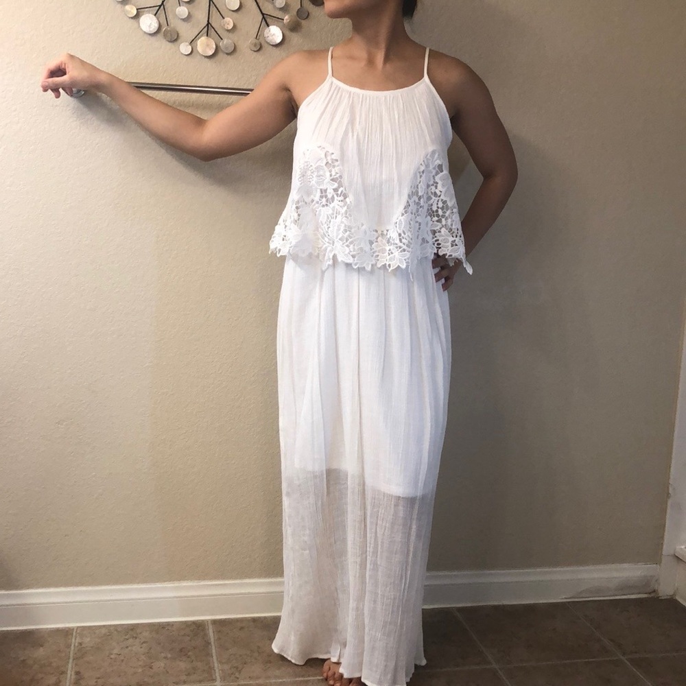 White summer dress
